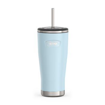 710mL Icon™ Series Stainless Steel Cold Tumbler with Straw, Glacier