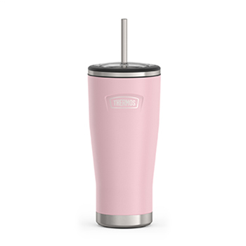 710mL Icon™ Series Stainless Steel Cold Tumbler with Straw, Sunset Pink