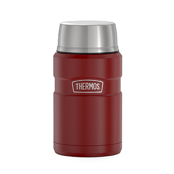 710mL Stainless King™ Vacuum Insulated Food Jar, Matte Red